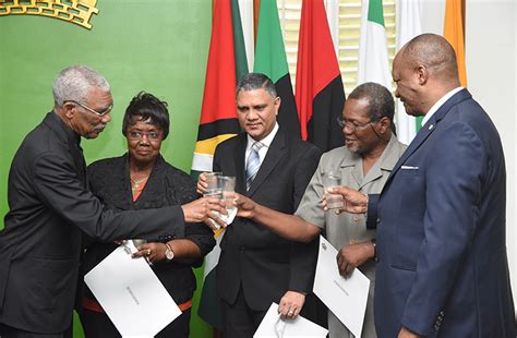 Psc Commissioners Sworn In Guyana Chronicle