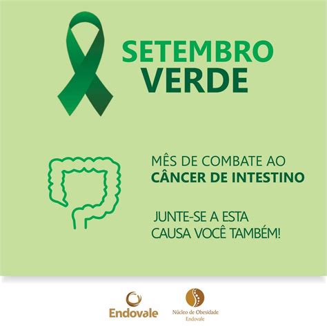 Setembro Verde Mês De Combate Ao Câncer De Intestino