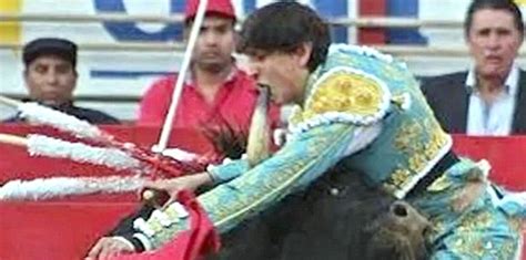 Teen Bullfighter Gored In BUM Five Months After He Took Horn In MOUTH