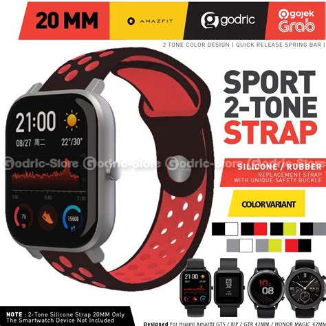 Jual Harga Termurah Sport Dual Tone Silikon Strap Mm For Amazfit Gts