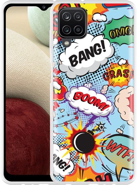 Samsung Galaxy A12 Hoesje Comic Designed By Cazy Bol