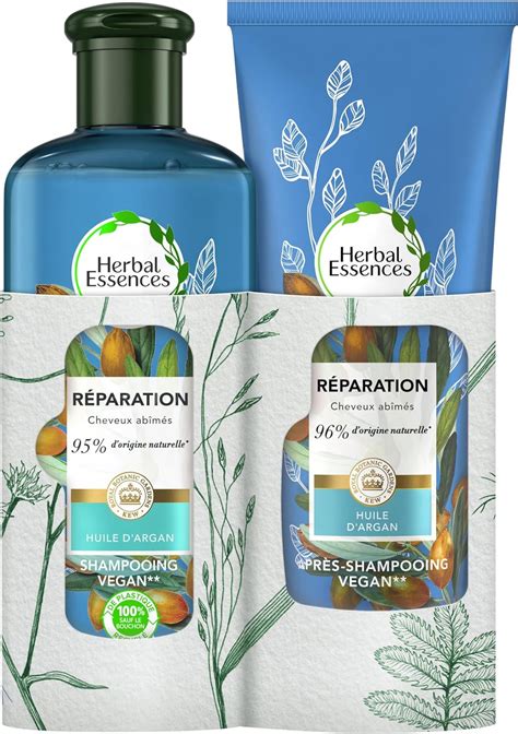 Herbal Essences R Paration Huile D Argan Coffret Avec Shampoing Ml