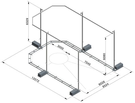 Portable Discus Throwing Cage Hammer Discus Mondo Spa