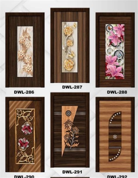 Flower Design Lamination Doors Flower Design Lamination Doors