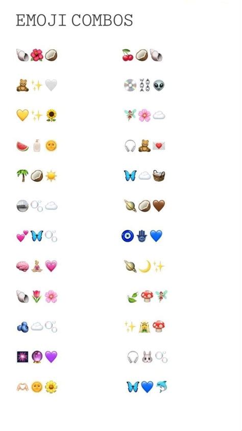 Pin By B U S E On Emoji Combos Instagram Emoji Clever