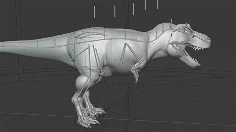 Tyrannosaurus Rex Fully Rigged 3d Model Rigged Cgtrader