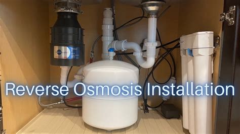 Reverse Osmosis Installation Water Filtration System Under Sink