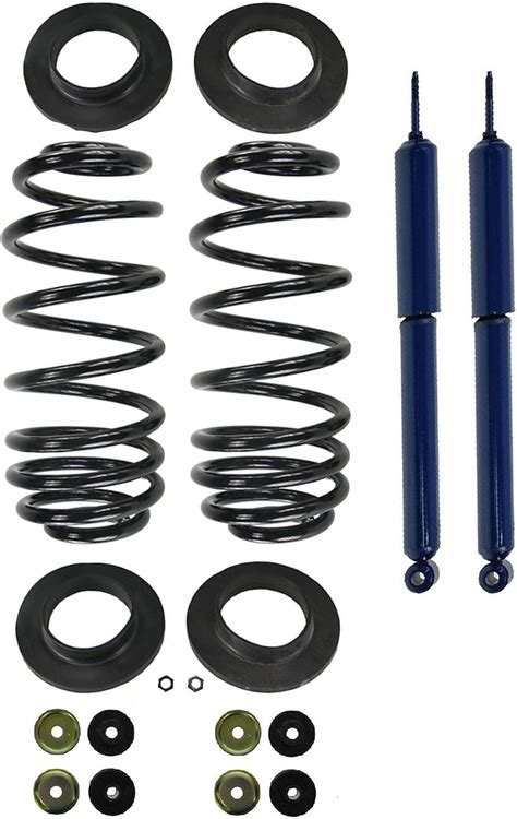 APDTY Rear Air Ride Bag Suspension To Coil Spring Suspension Conversion