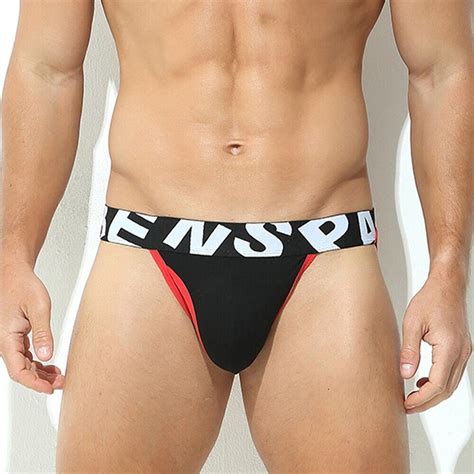 Jolies slives Jockstrap pour hommes avec string gonflé et poche gay