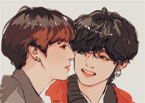 Vigo On Twitter Taekook Jungkook Fanart Vkook Fanart The Best Porn