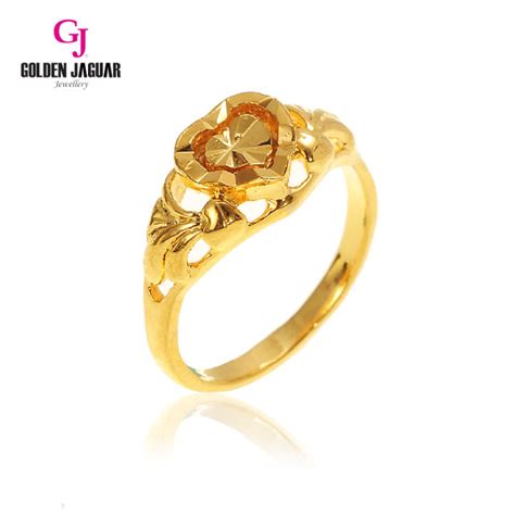 GJ Jewellery Emas Bangkok Emas Korea 24K Gold Plated Cincin Mini Love