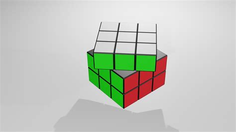 3D Rubiks Cube 1 Model - TurboSquid 2147082