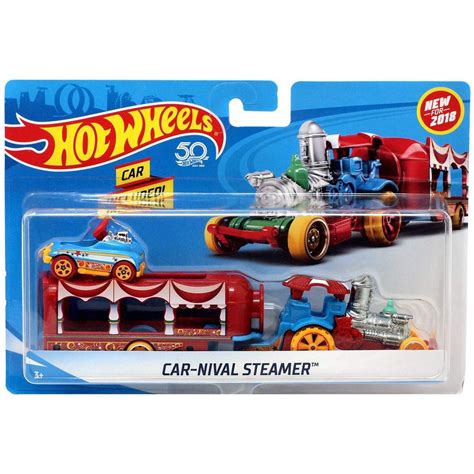 Hot Wheels 風火輪小汽車 拖車組 Car Nival Steamer 馬戲團 火車 蝦皮購物
