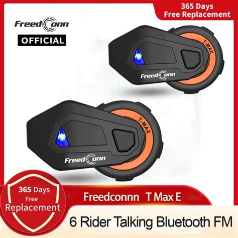 Freedconn T Max E Motorcycle M Riders Group Talking Helmet