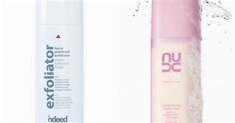 Nude Detox Brightening Fizzy Powder Wash Versus Indeed Labs Exfoliator Does Pricier Mean Better