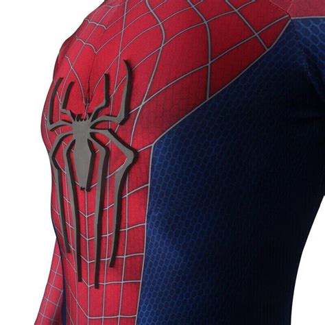 Costume Spiderman Professionale Cosplay Con Loghi Rilievo Suole Gomma