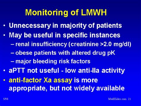 Anticoagulant Antiagregant Therapy Online Presentation