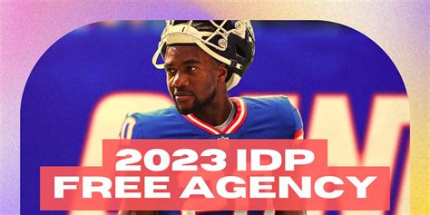 Updated 2023 Idp Free Agency Tracker By Evan Ronda