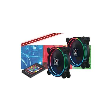 LC LC CF RGB Combo Boitier PC Ventilateur Refroidisseur Et Radiateurs