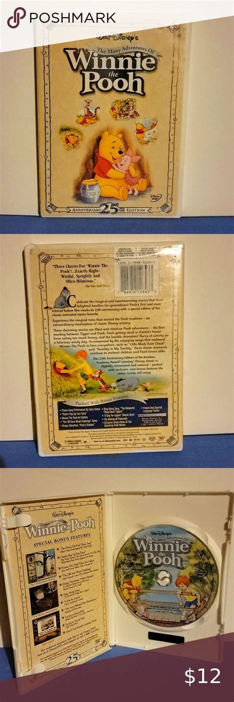 The Many Adventures Of Winnie The Pooh Th Anniversary Edition Dvd