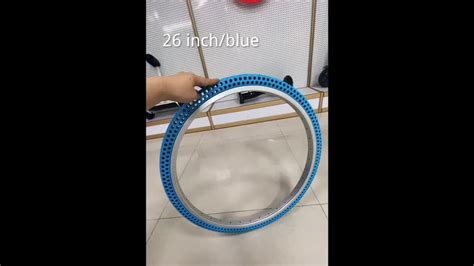 Nedong 26x15 Honeycomb Airless Solid Bicycle Tires 26 Inch Airless