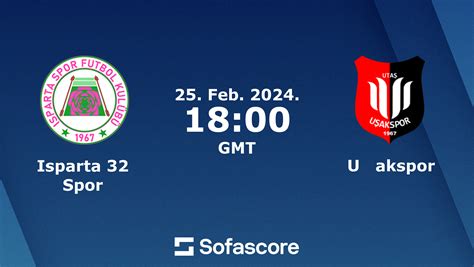 Isparta 32 Spor vs Uşakspor live score H2H and lineups Sofascore