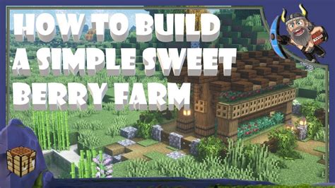 Minecraft How To Build A Simple Sweet Berry Farm Tutorial Youtube