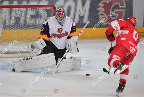 Petr Cech Guildford Phoenix During Penalty Editorial Stock Photo ...