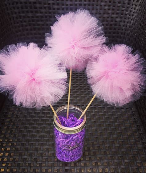 Tulle Pom Poms Tulle Pom Pom Centerpieces 1st Birthday