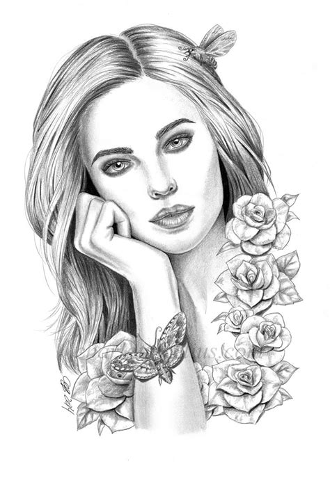 Realistic People Coloring Pages