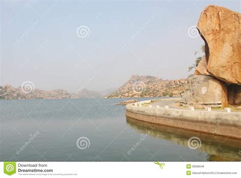 Tungabhadra River Hampi India Editorial Stock Photo Image Of