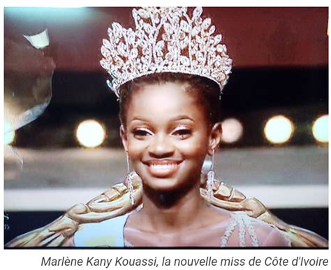 Miss Ci 2022 Marlène Kany Kouassi élue Reine De La Beauté Ivoirienne