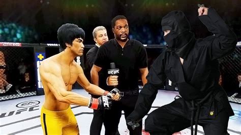 Ufc Bruce Lee Vs Fighter Ninja Ea Sports Ufc Youtube