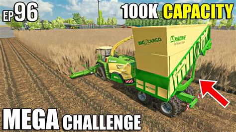 Poplar Harvest With Krone Big X Cargo Mega Challenge Farming