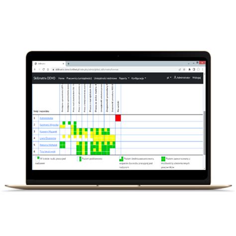 Program Skills Matrix Matryca Kompetencji