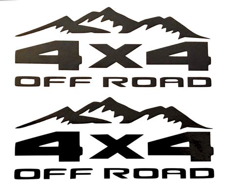 2 New 4x4 off Road Edition Decals Stickers Graphics for F-150 Maverick ...