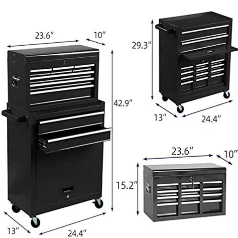 Drawer Big Tool Chest Of Thick Steel In Detachable Rolling Tool