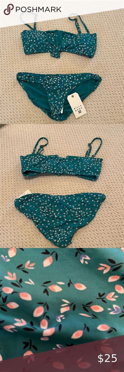Billabong New With Tags Bikini Size M Billabong Floral Design New With Tags Inspo Bikinis