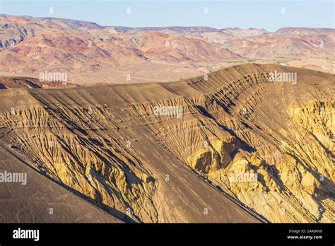 Ubehebe Crater, large volcanic crater of the Ubehebe Craters volcanic ...