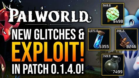 Glitch Unlimited Palworld 10 GLITCHES AFTER PATCH 0 1 4 0