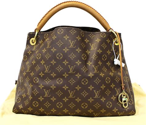 Authentic Louis Vuitton Artsy Mm Monogram Canvas Tote Handbag E3646