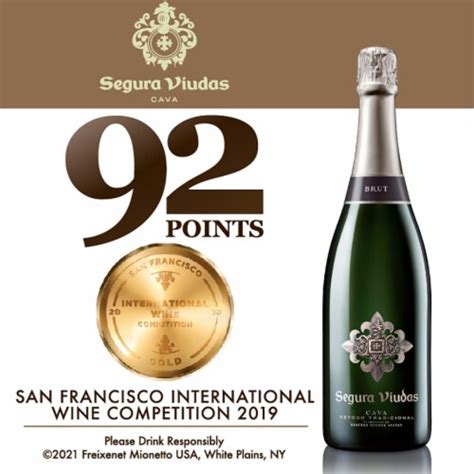 Segura Viudas Brut Cava Spain Sparkling Wine Ml Qfc