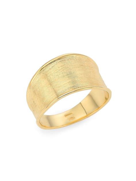 Buy Marco Bicego Women S Lunaria K Yellow Gold Ring Gold At Off