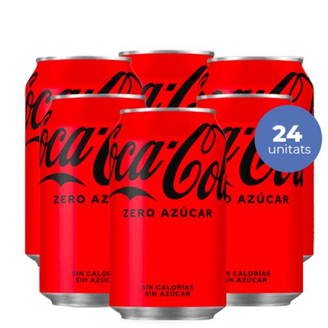 Coca cola zero lata 33cl pack 24 Fruta y verdura Cal Fruitós