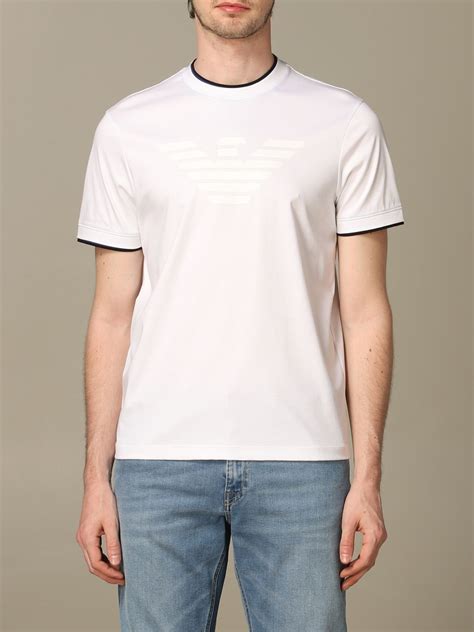 エンポリオアルマーニemporio Armani Tシャツ メンズ ホワイト Tシャツ エンポリオアルマーニ 3h1t85