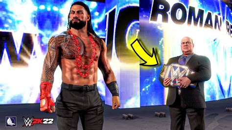 Wwe K Roman Reigns Has A Different Entrance If You Put Him With