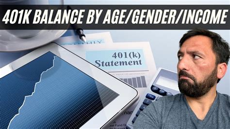 401 K Retirement Balance By Age Gender Income Analyzing Vanguard S [2021] 401k Balances Youtube