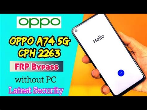 Oppo A G Cph Android Frp Bypass Without Pc Frpbypass