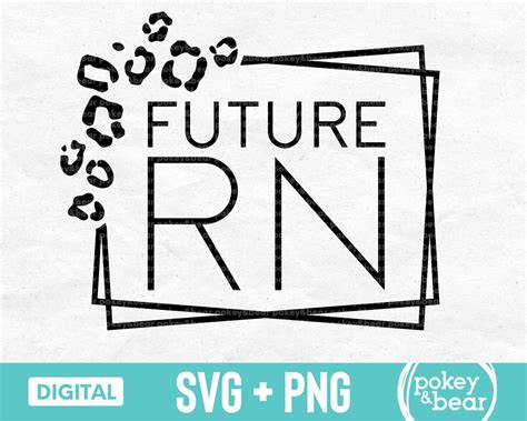 Leopard Future Rn Svg Future Nurse Svg Cheetah Rn Svg Etsy