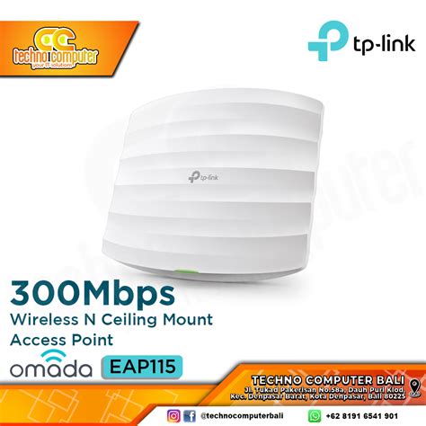 Access Point Tp Link Eap115 300mbps Wireless N Ceiling Mount Access Point